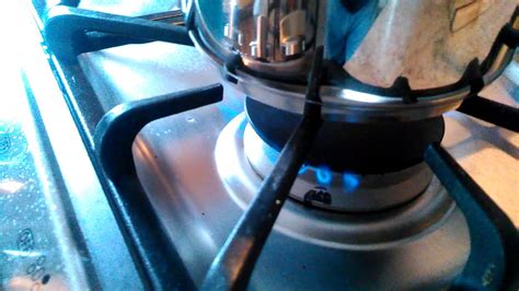 gas stove blows itself out